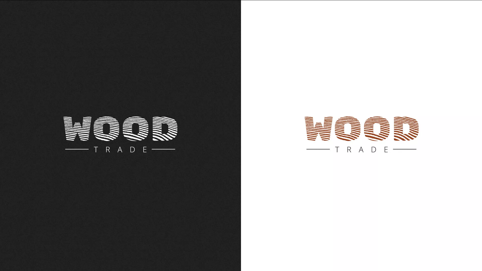 Разработка логотипа для компании «Wood Trade» в Бодайбо
