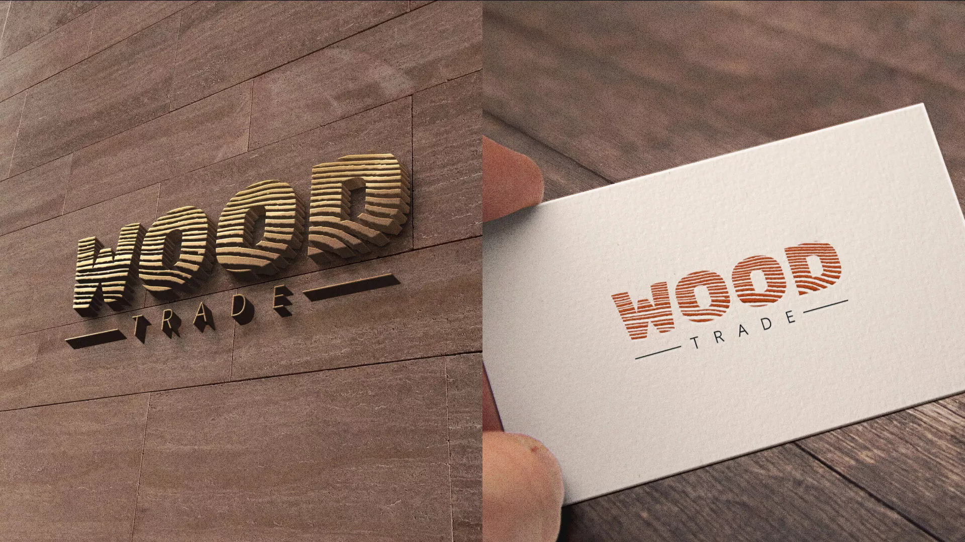 Разработка логотипа для компании «Wood Trade» в Бодайбо