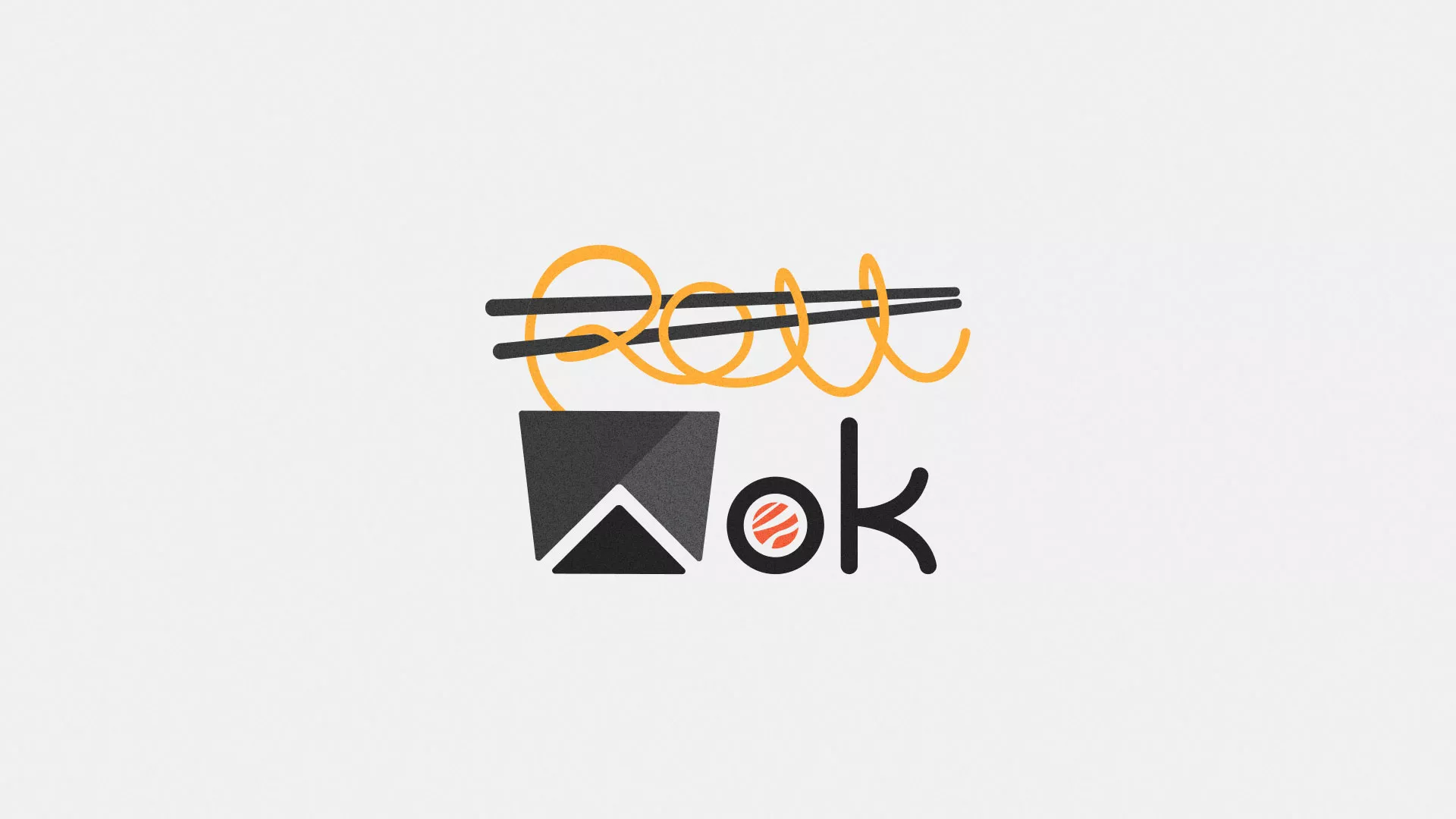 Разработка логотипа в Бодайбо для суши-бара «Roll Wok Club» Разработка логотипа в Бодайбо для суши-бара «Roll Wok Club»