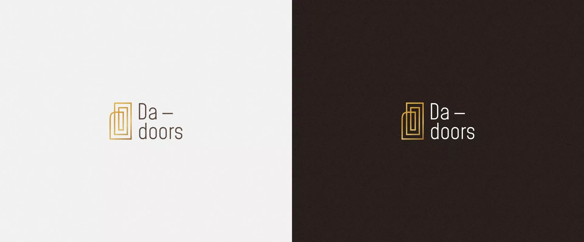 Разработка логотипа для компании «DA-DOORS» в Бодайбо